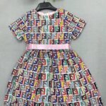 Детска рокля FND с панделка