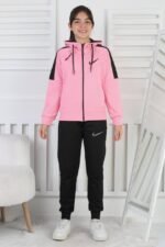 Спортен екип за момиче с дълъг ръкав NK