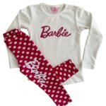 Комплект за момиче с дълъг ръкав Barbie