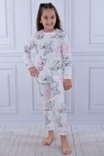 Пижама за момичета с дълъг ръкав Лило и Стич