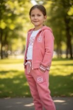 Ватиран екип за момиче с дълъг ръкав LOW