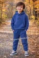 Ватиран екип за момче с дълъг ръкав