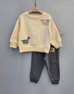 Детски комплект с дълъг ръкав Дино