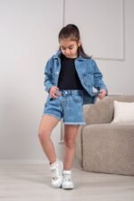 Дънков комплект за момичета